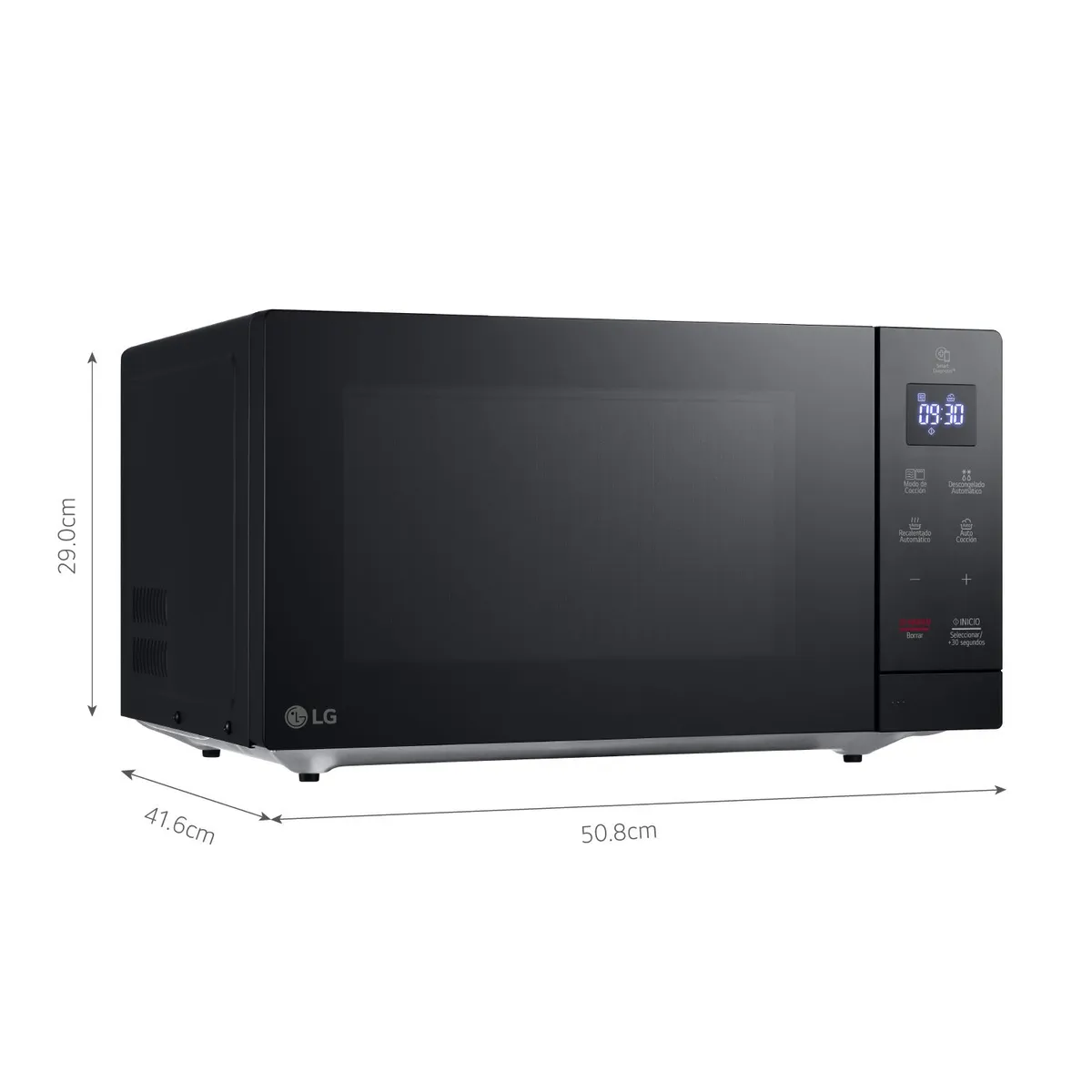 LG - Microondas con Dorador LG MH7032JAS 30L Negro Easy Clean