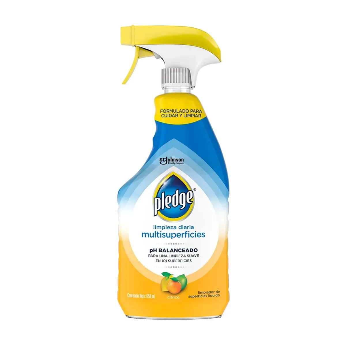 PLEDGE - Limpiador Multisuperficies Pledge Cítrico Envase 650 mL