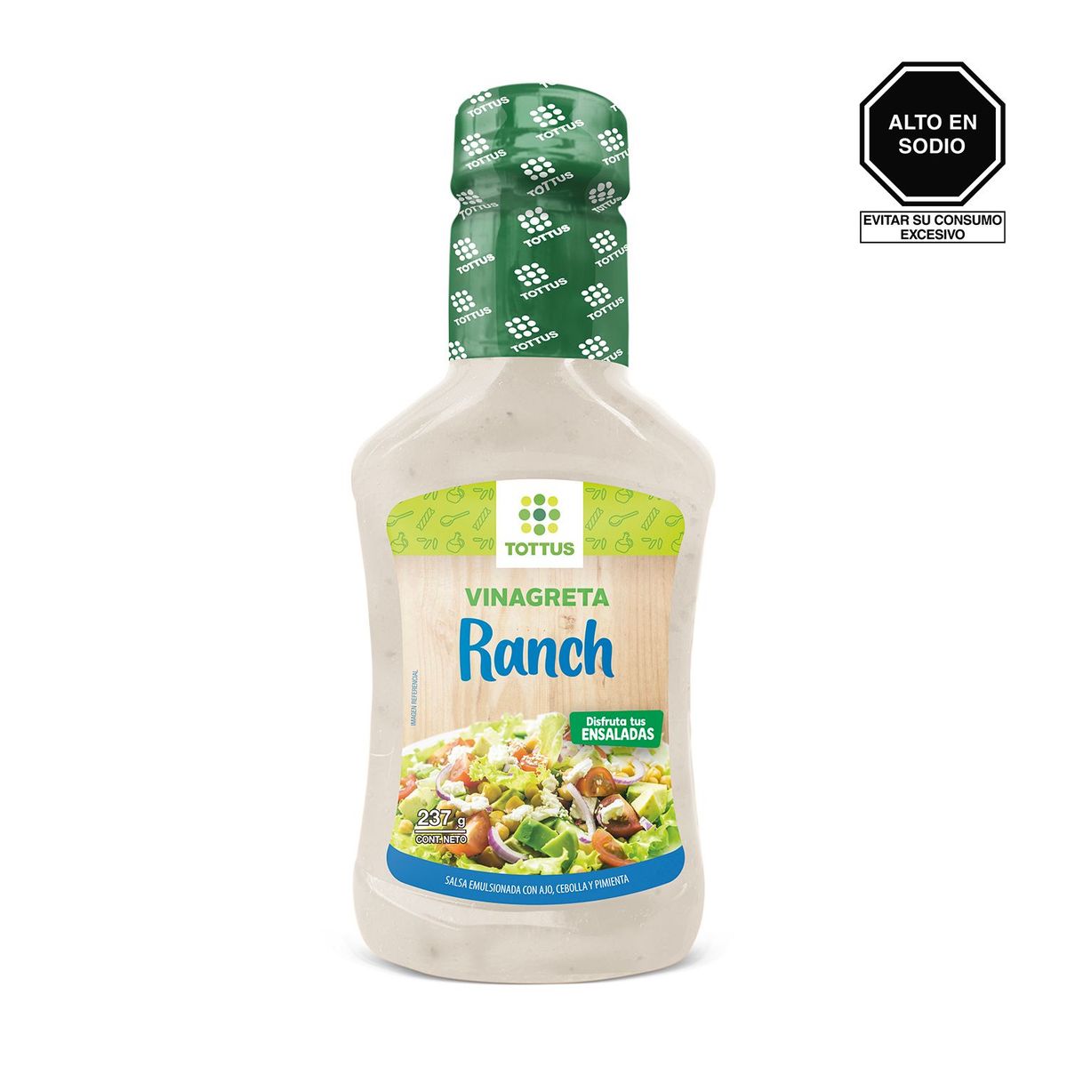 TOTTUS - Vinagreta Ranch Tottus Envase 237 g