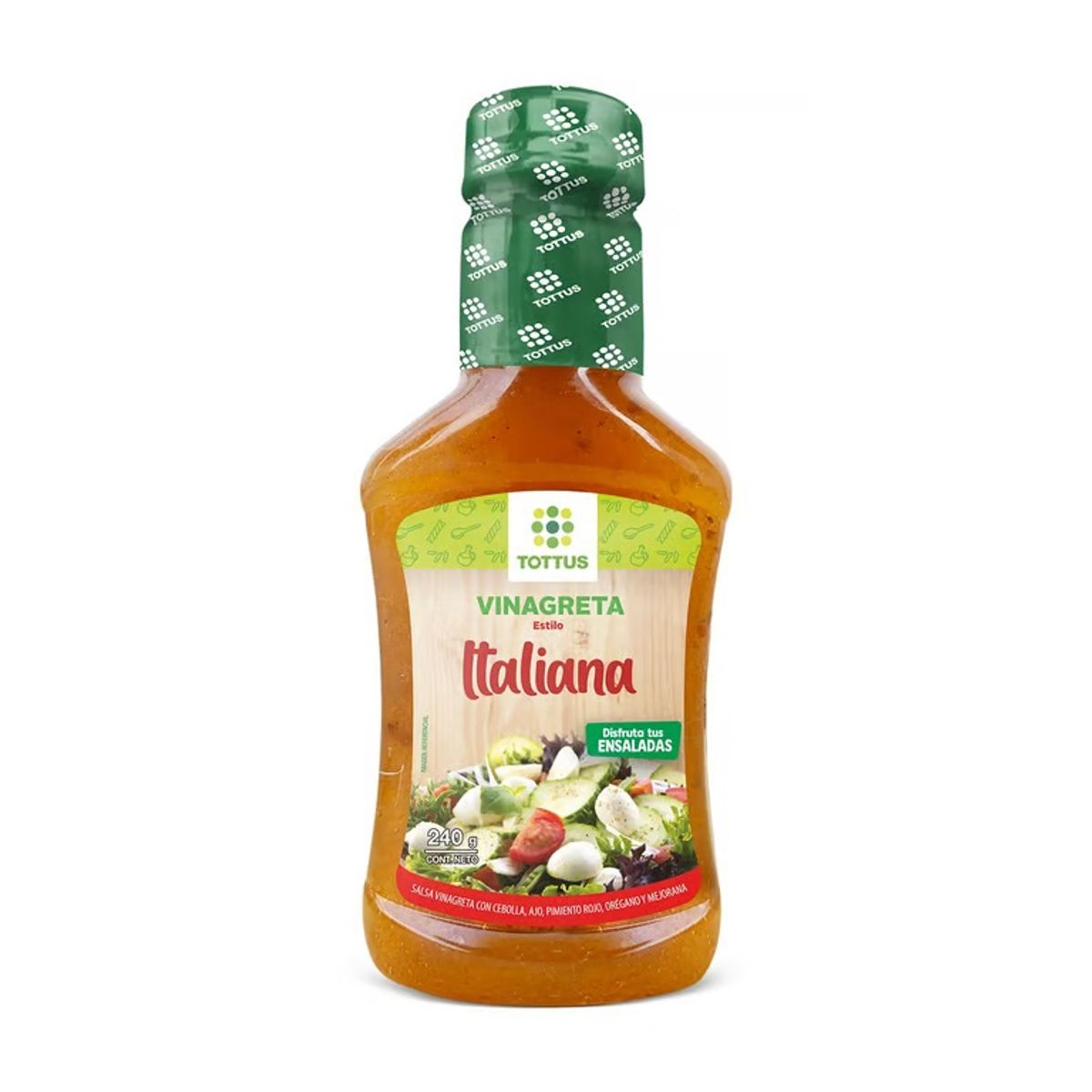TOTTUS - Vinagreta Italiana Tottus Envase 240 g