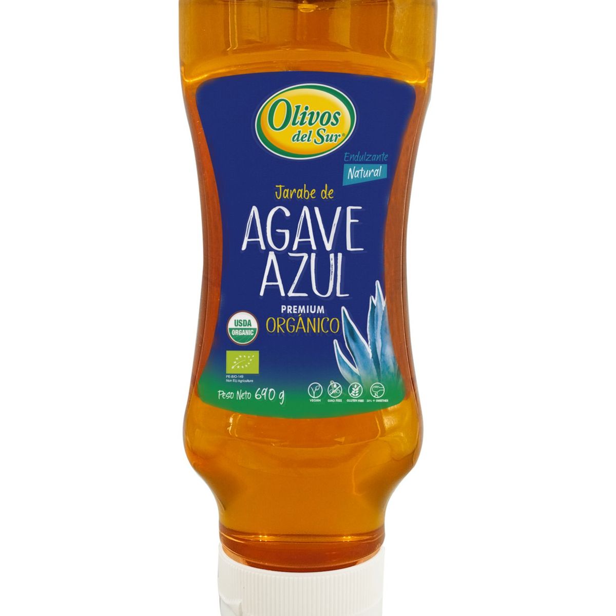 OLIVOS DEL SUR - Agave Azul Orgánico Olivos del Sur Botella 690 g