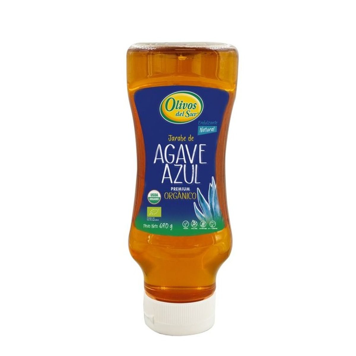 OLIVOS DEL SUR - Agave Azul Orgánico Olivos del Sur Botella 690 g