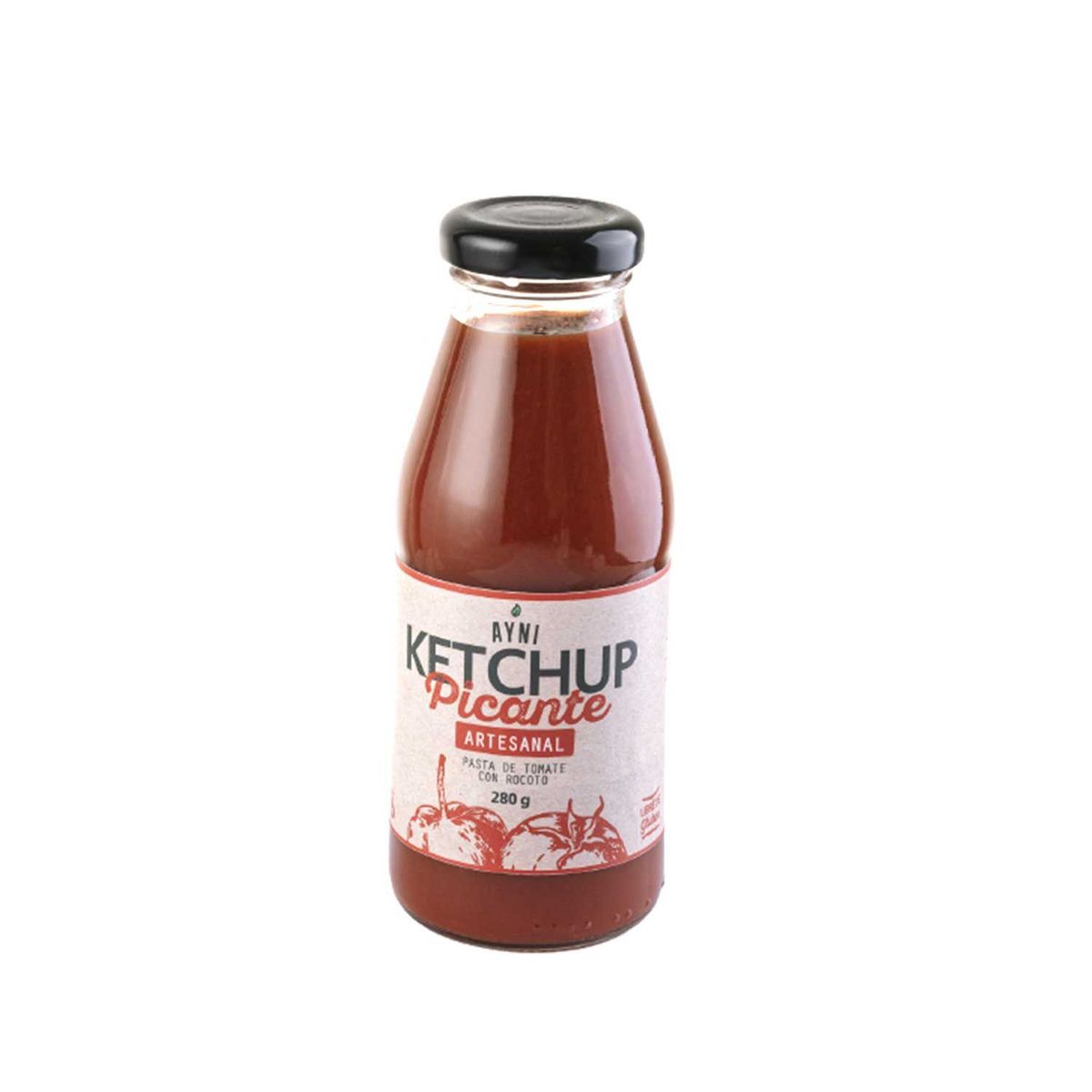 AYNI - Ketchup Picante Artesanal Ayni Envase 280 g