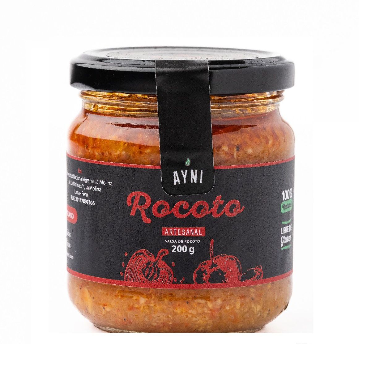 AYNI - Salsa Rocoto Artesanal Ayni Envase 200 g