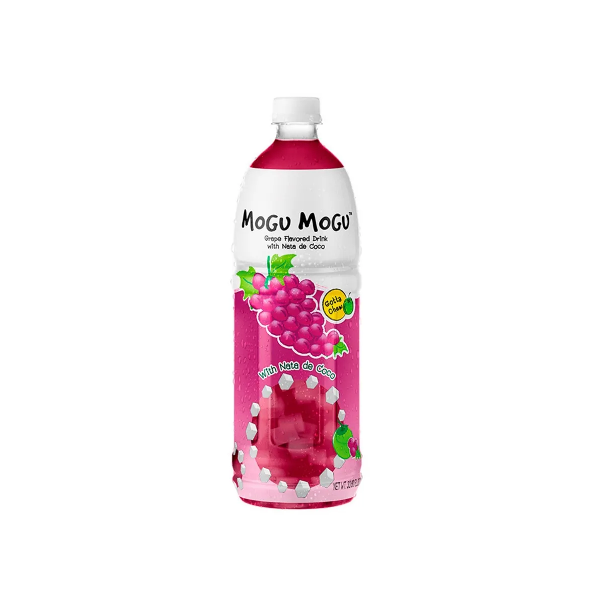 MOGU MOGU - Bebida Mogu Mogu Uva Botella 1 L