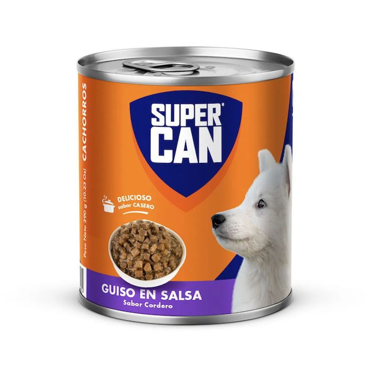 SUPERCAN - Alimento Húmedo Cachorros Supercan Guiso Cordero Lata 290 g