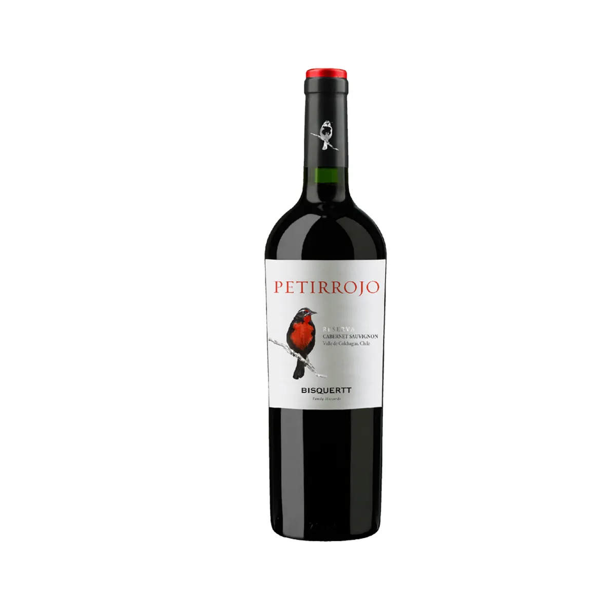 PETIRROJO - Vino Petirrojo Reserva Cabernet Sauvignon Botella 750 mL