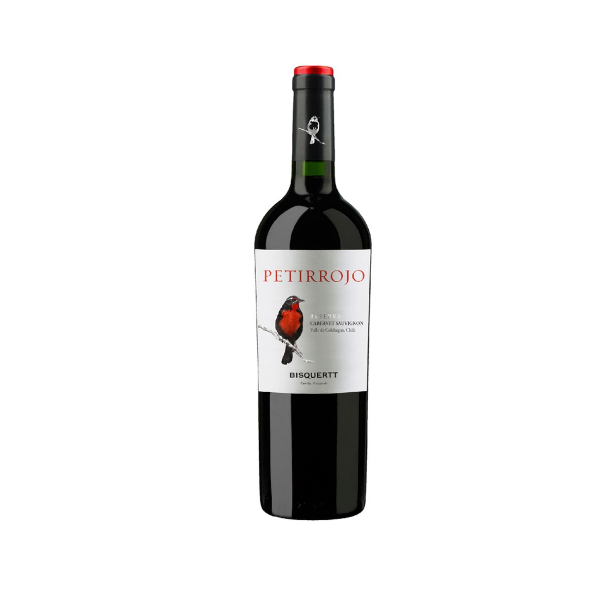 PETIRROJO - Vino Petirrojo Reserva Cabernet Sauvignon Botella 750 mL