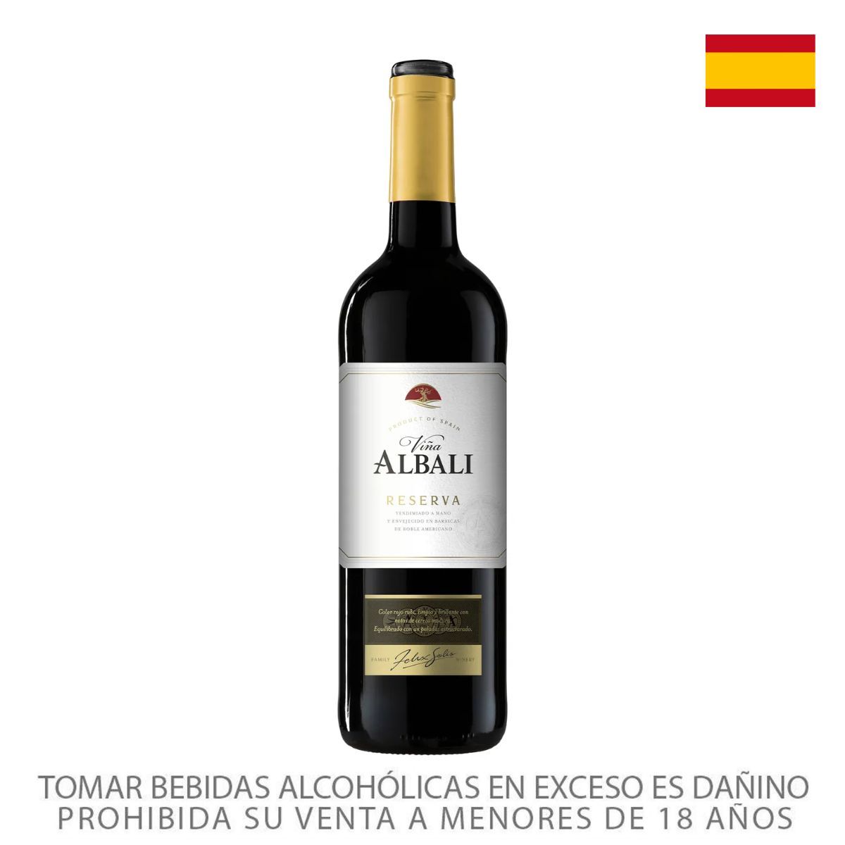FELIX SOLIS - Vino Felix Solis Viña Albali Reserva Botella 750 mL