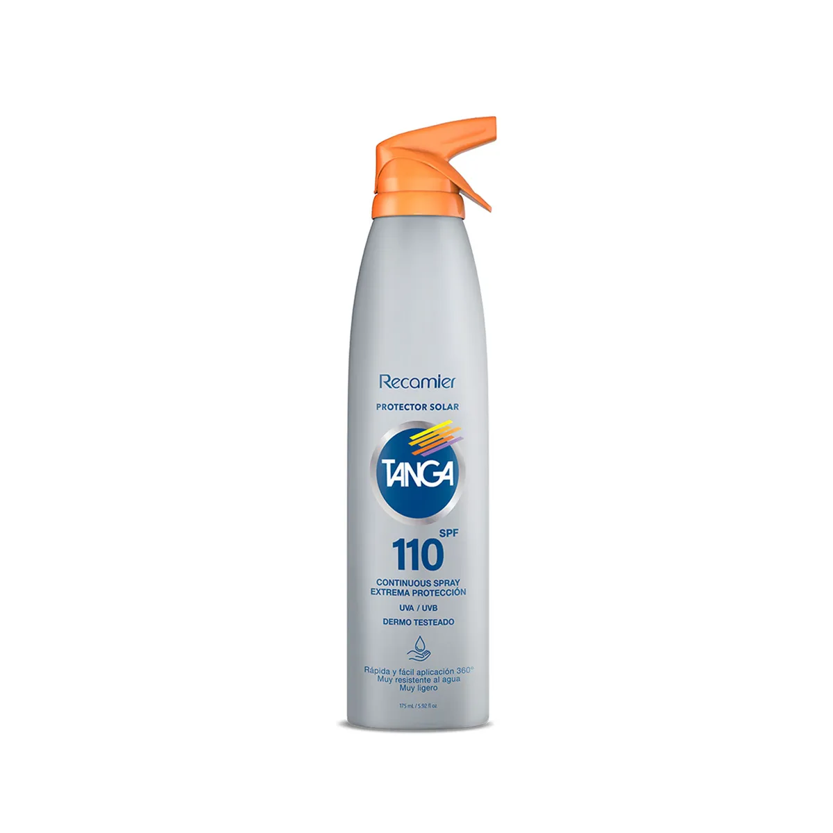 TANGA - Protector Solar Tanga Bloqueador Continuo SPF100 Envase 175 mL