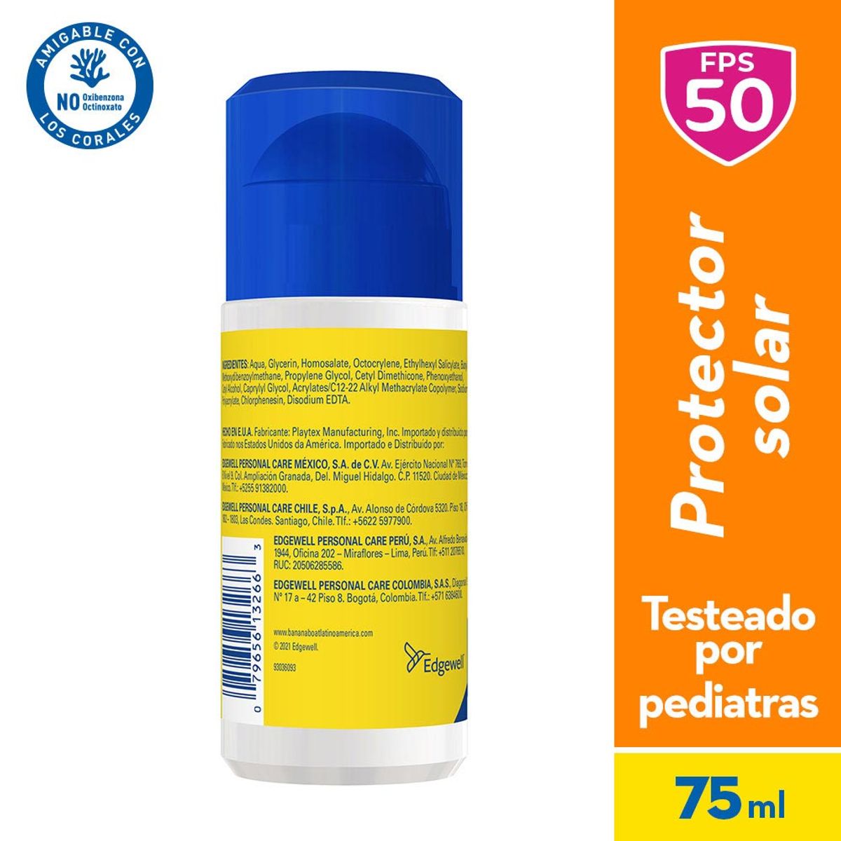 BANANA BOAT - Protector Solar Roll On Banana Boat Kids Sport SPF60+ Envase 75 mL