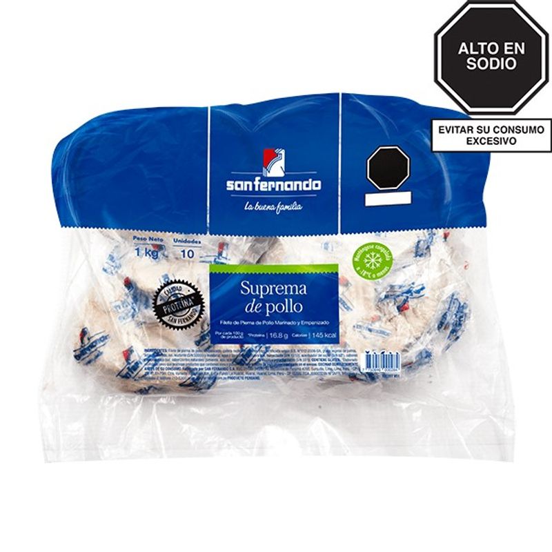 SAN FERNANDO - Suprema Apanada de Pollo 1 kg San Fernando