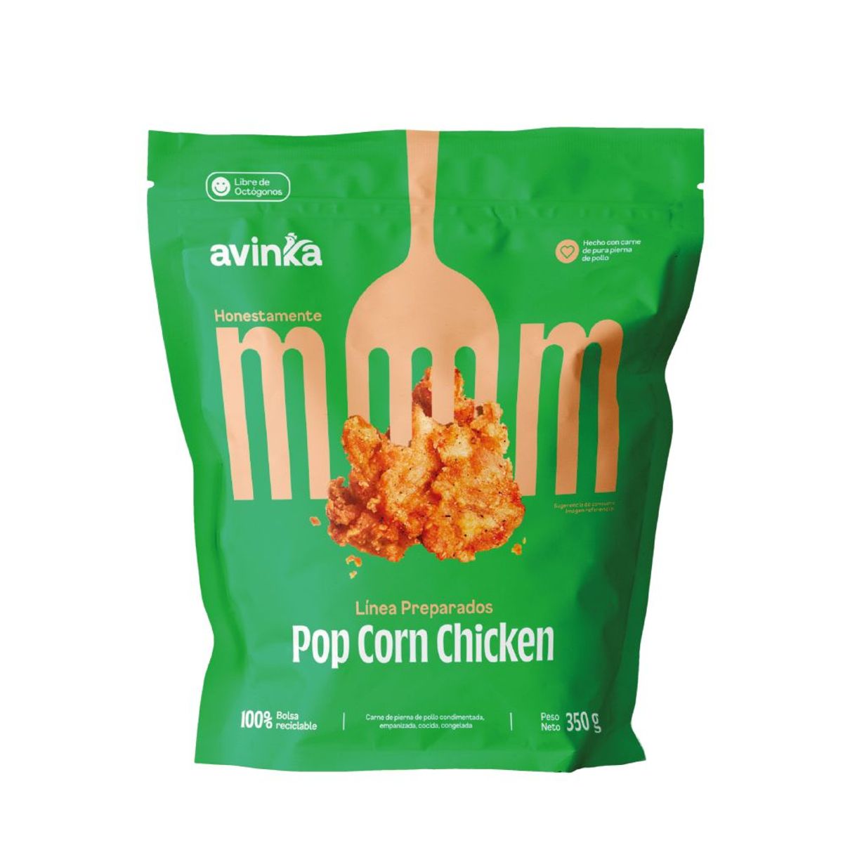AVINKA - Pop Corn de Pollo Avinka Bolsa 350 g