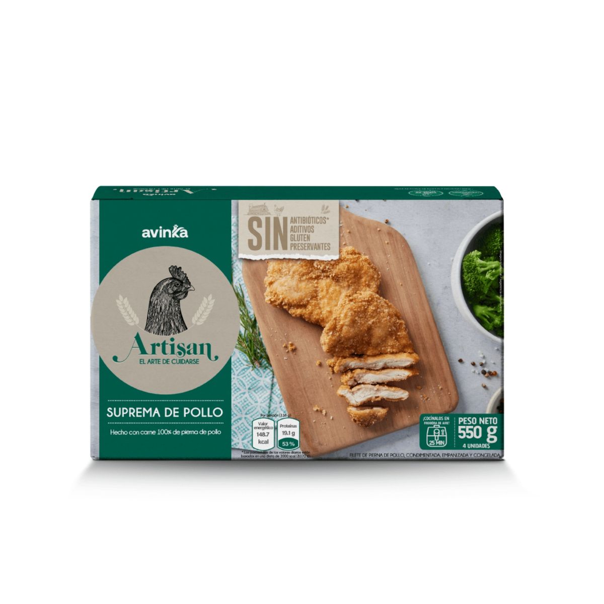 ARTISAN - Suprema de Pollo Artisan Caja 550 g
