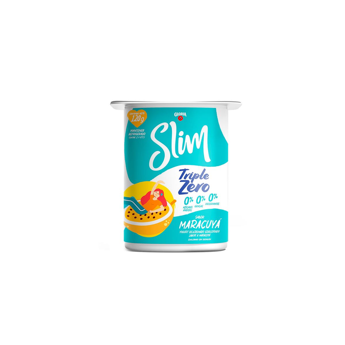  - GLORIA SLIM YOGURT MARACUYA X 120GR
