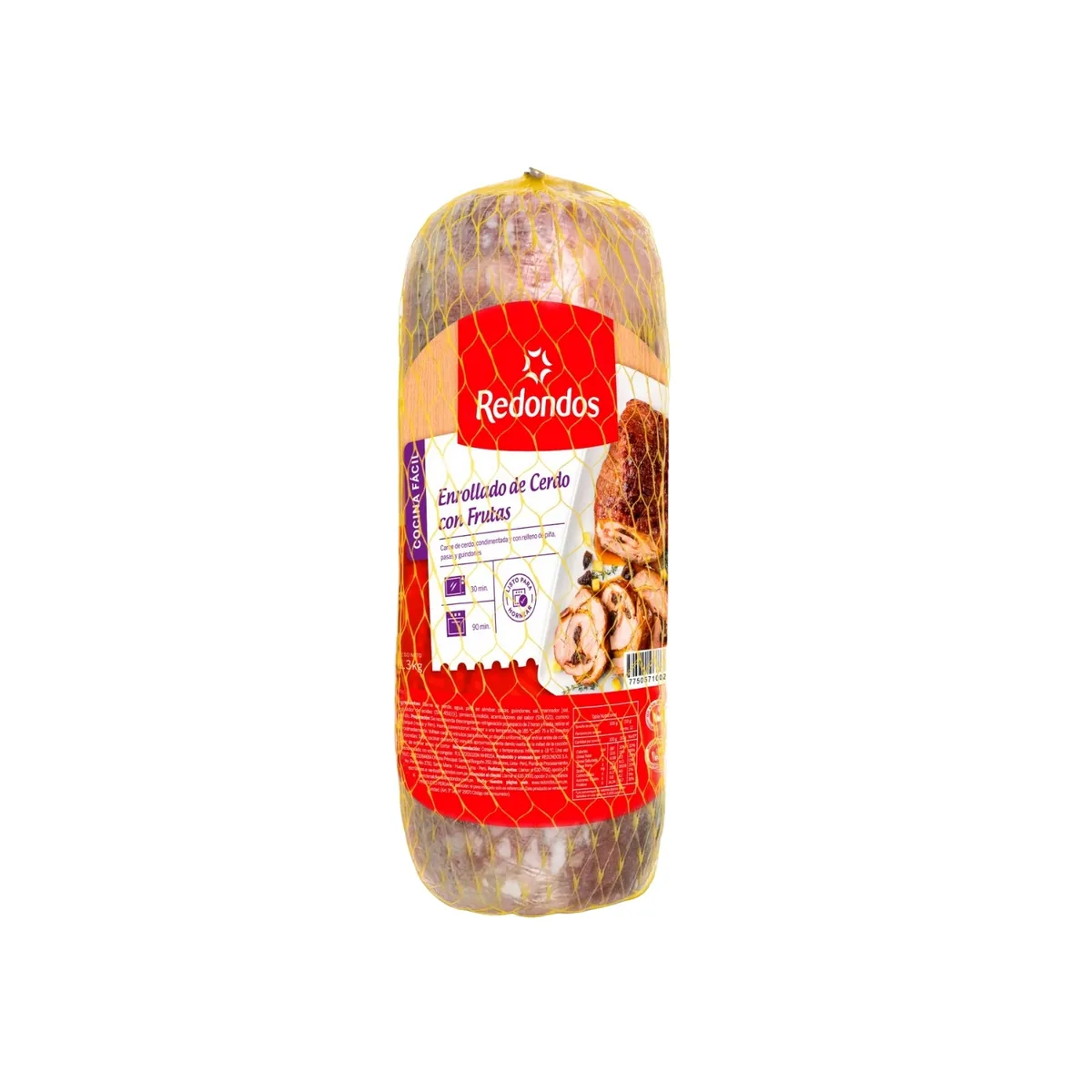 REDONDOS - Enrollado de Cerdo con Fruta Redondos Empaque 1.3 kg