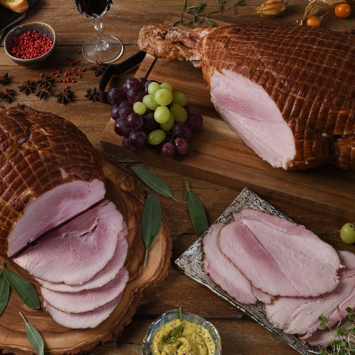 CASA EUROPA - Jamón de Pierna Ahumada Casa Europa x Kg