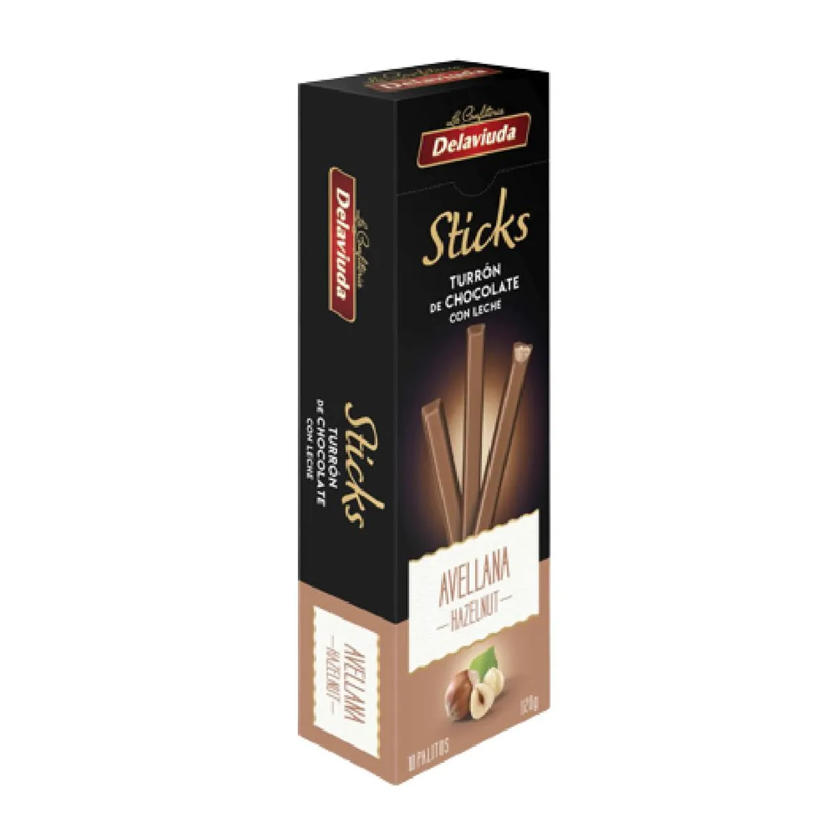 DELAVIUDA - Delaviuda Sticks De Chocolate Con Avellana 120 g