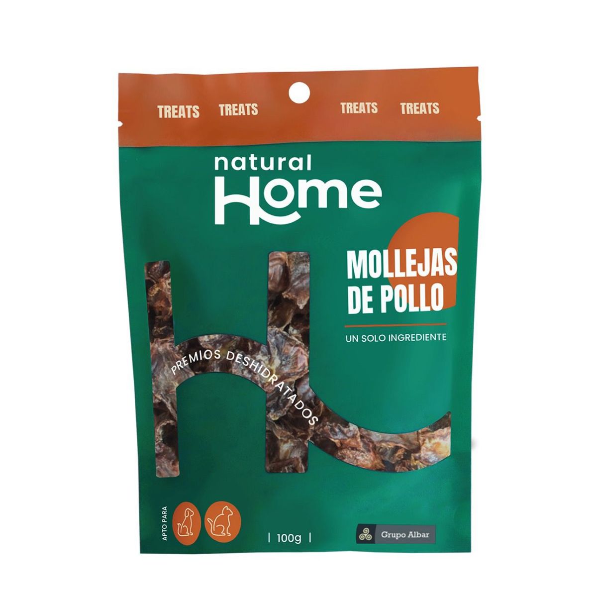 NATURAL HOME - Snack para Mascotas Natural Home Hígado de Res Doypack 100 g