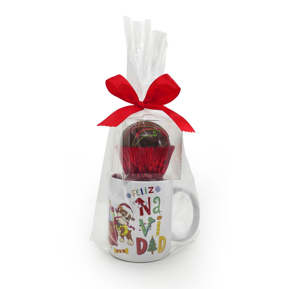 CHOCOLATERIA PILAR - Taza y Esfera de Chocolate Rellena