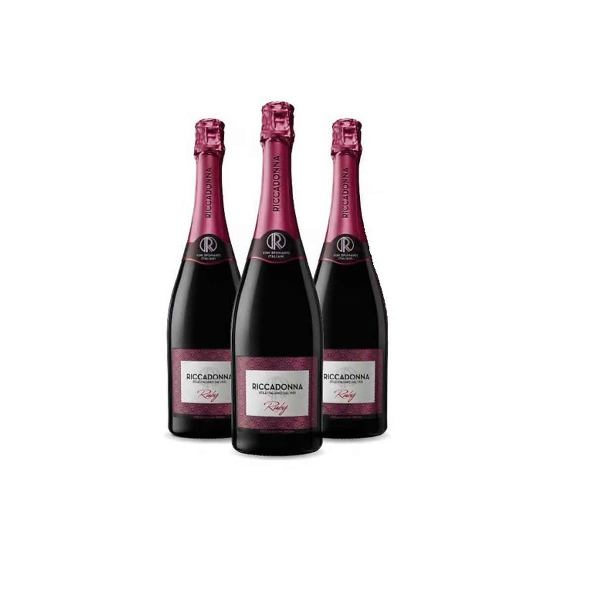 RICCADONNA - Espumante Riccadonna Ruby 3 Botellas 750 mL