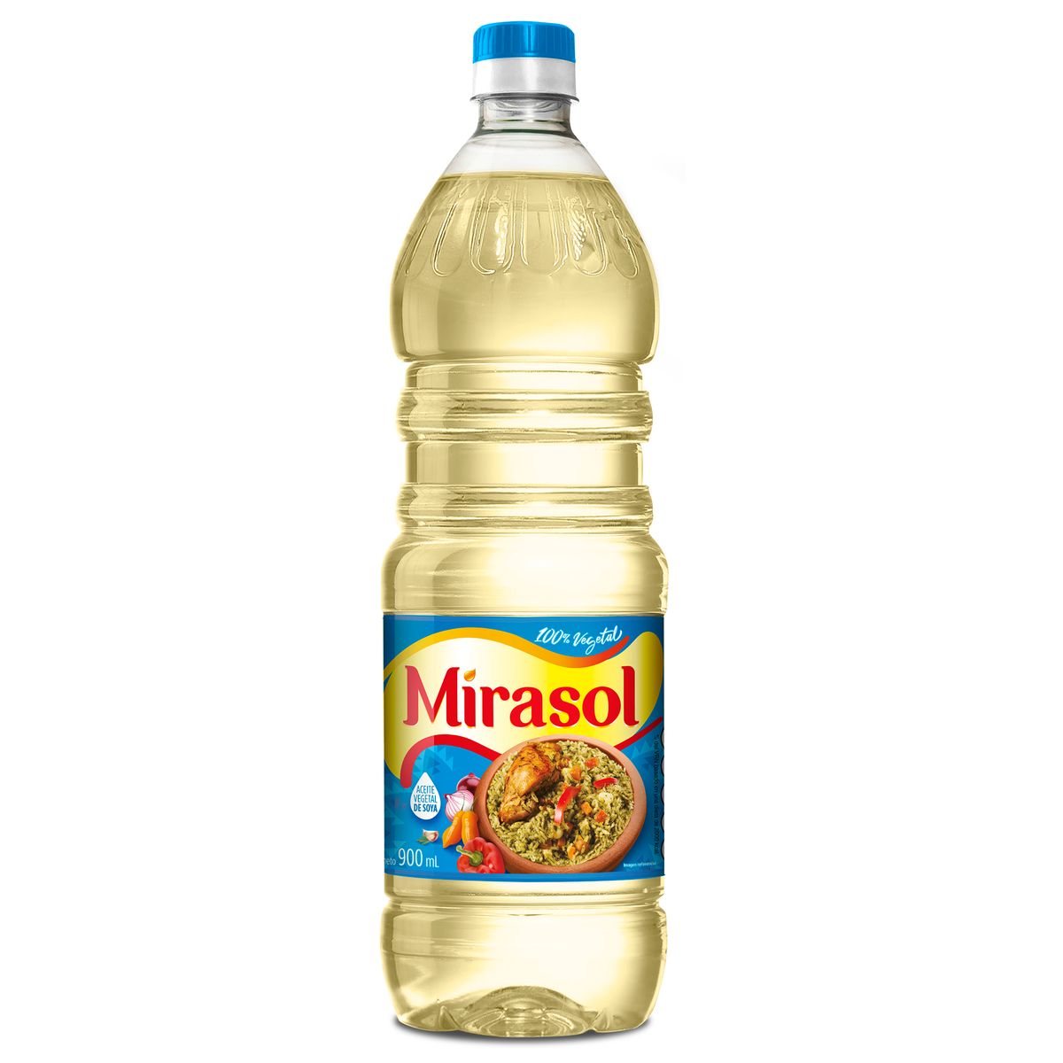 MIRASOL - Aceite Vegetal Soya Mirasol Botella 900 mL