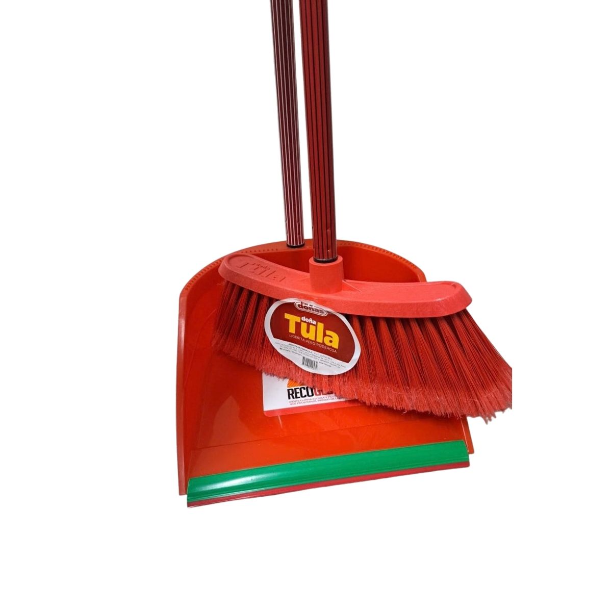 HUDE - Pack de Limpieza Hude Escoba Tula + Recogedor