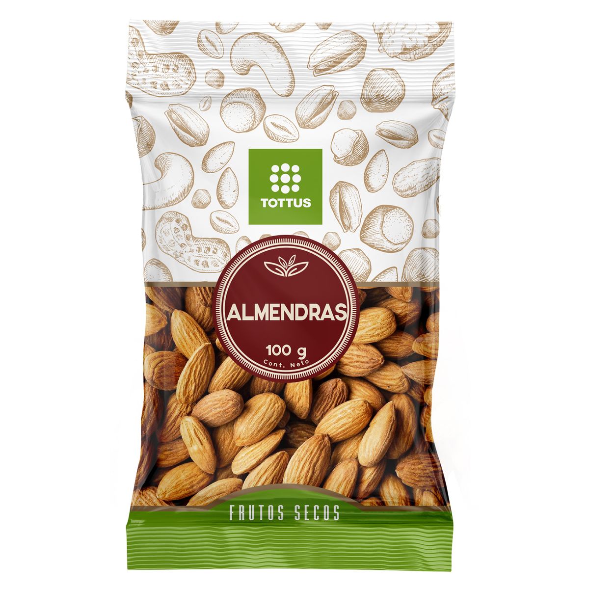 TOTTUS - Almendras Tottus Empaque 100 g