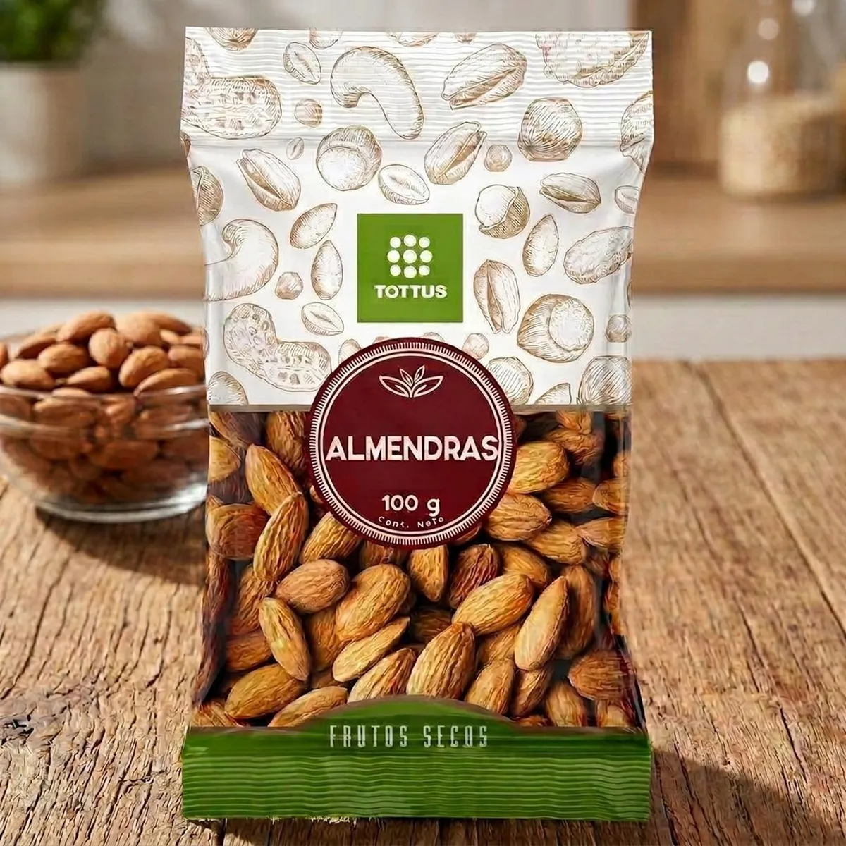TOTTUS - Almendras Tottus Empaque 100 g