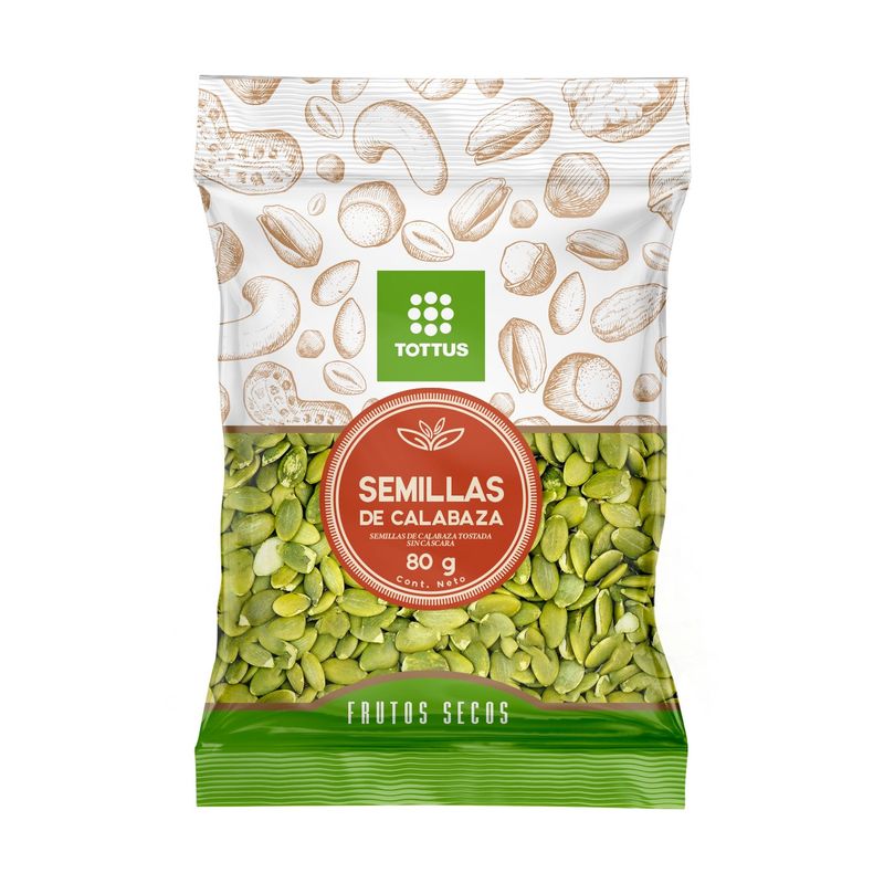 TOTTUS - Semilla De Calabaza Tottus 80gr