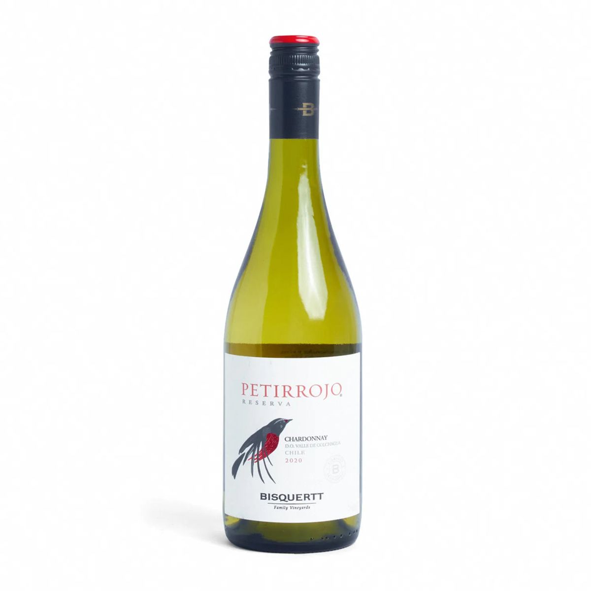 PETIRROJO - Vino Petirrojo Reserva Chardonnay Botella 750 mL