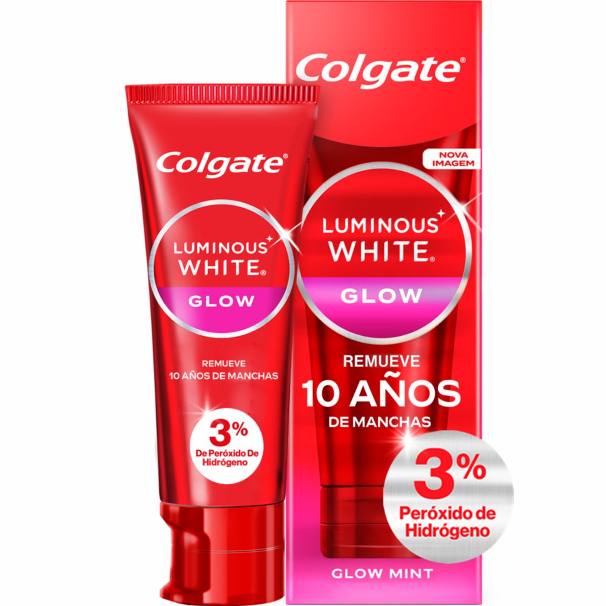 COLGATE - Crema Dental Colgate Luminous White Glow Mint Caja 70 g