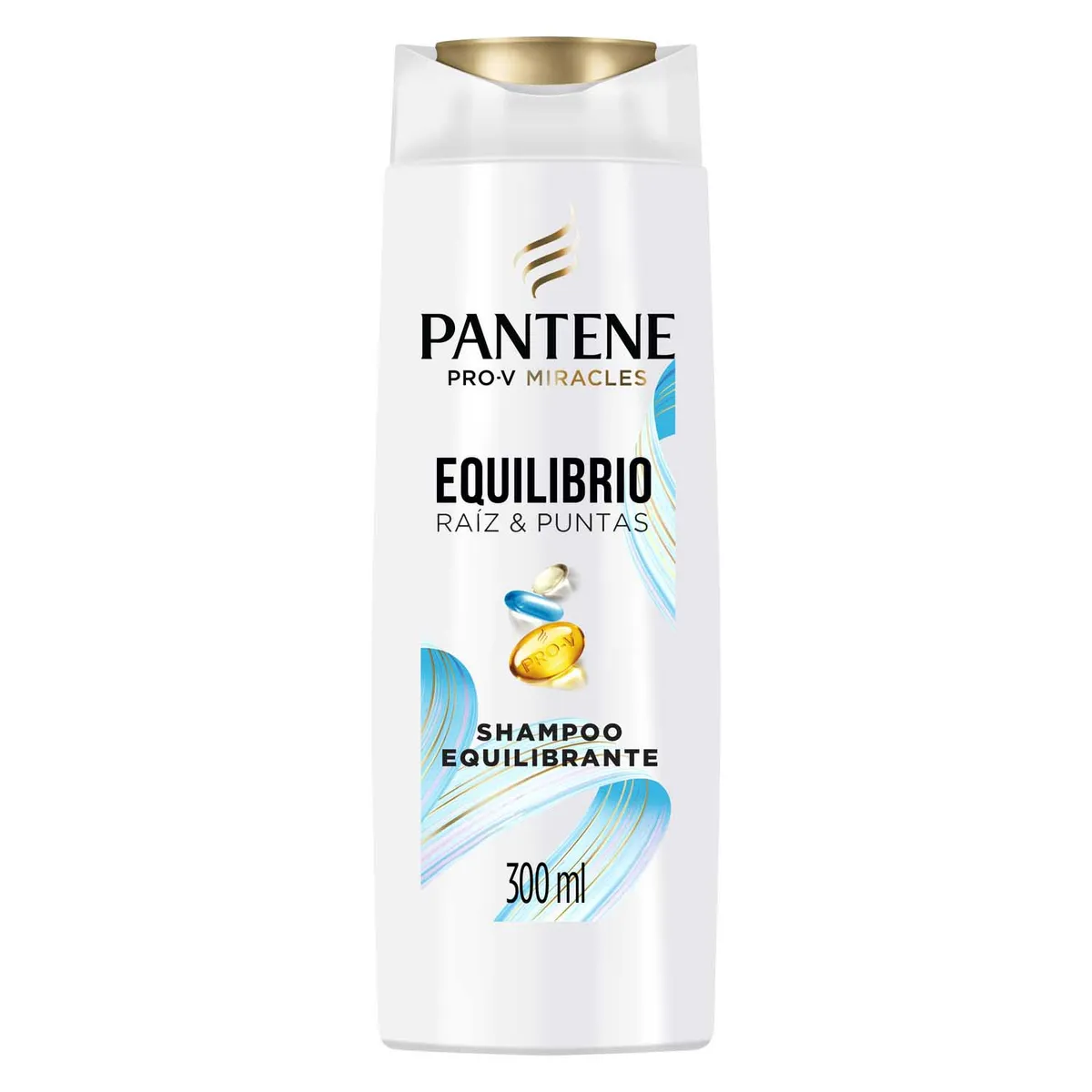PANTENE - Shampoo Pantene Equilibrio Raíz y Puntas Botella 300 mL