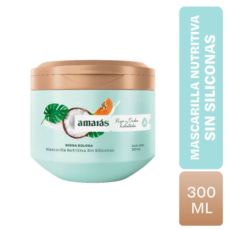 AMARAS - Tratamiento Amaras Rizos Diosa Rulosa Envase 300 mL