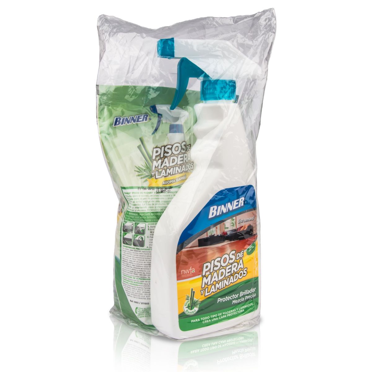 BINNER - Pack Binner Protector Brillador Mezcla Precisa + Doypack Bambú