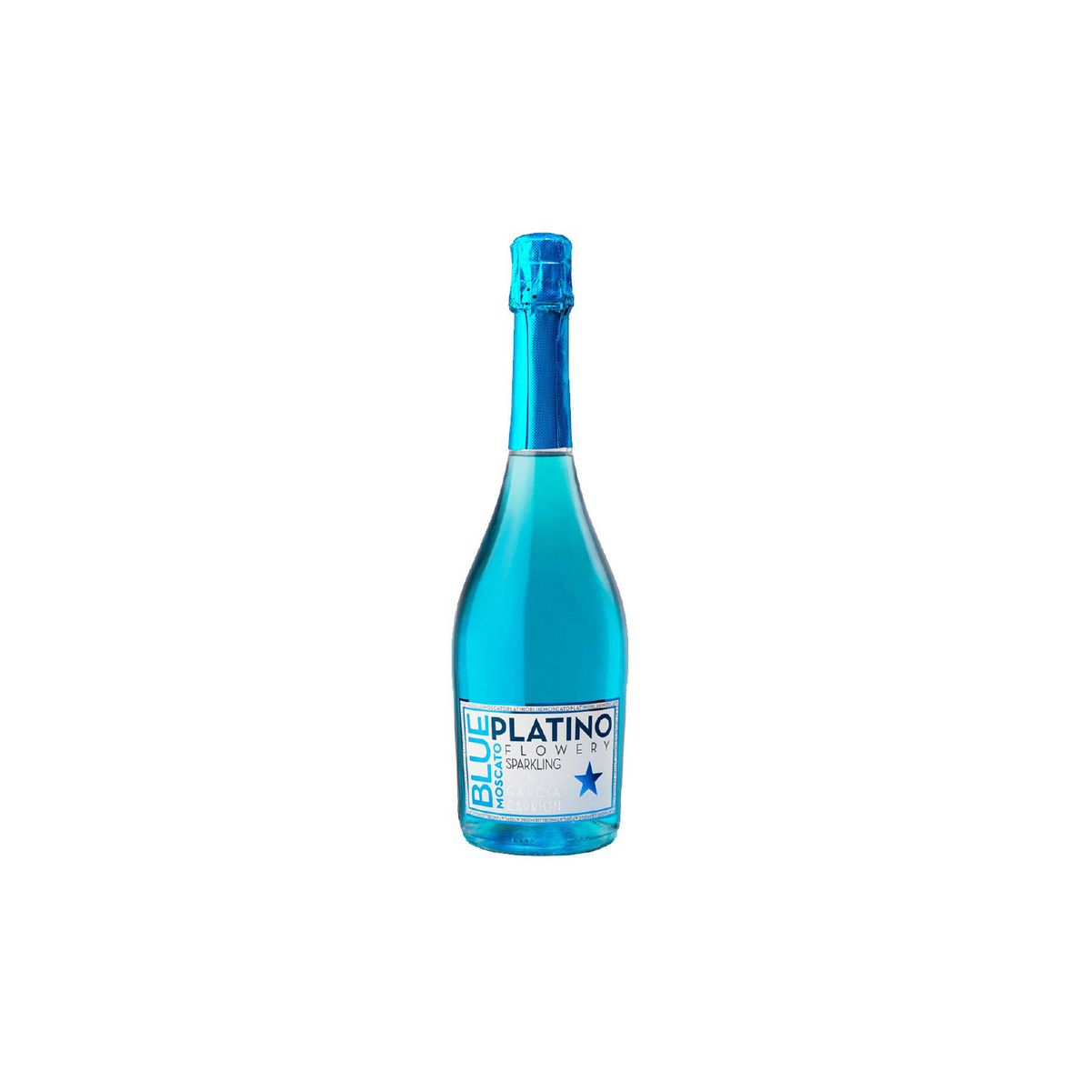 PLATINO FLOWERY - Espumante Platino Flowery Blue Botella 750 mL
