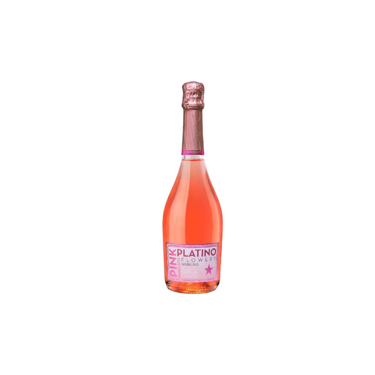 PLATINO FLOWERY - Espumante Platino Flowery Pink Botella 750 mL