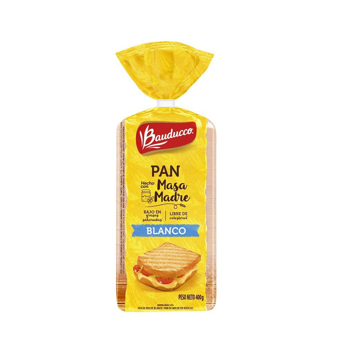 BAUDUCCO - PAN BLANCO BAUDUCCO X 400 GR