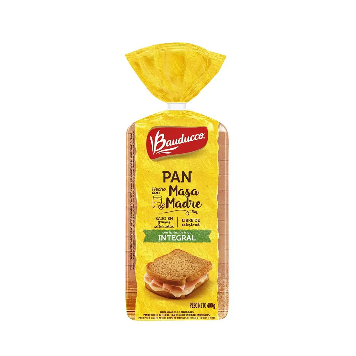 BAUDUCCO - PAN INTEGRAL BAUDUCCO X 400 GR