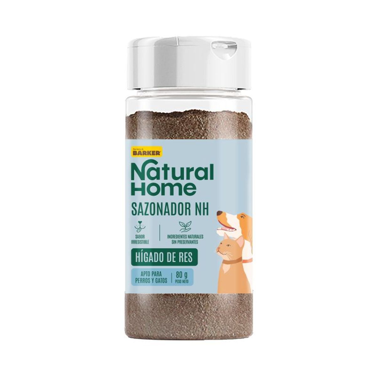 NATURAL HOME - Sazonador de Hígado de Res Natural Home Envase 80 g