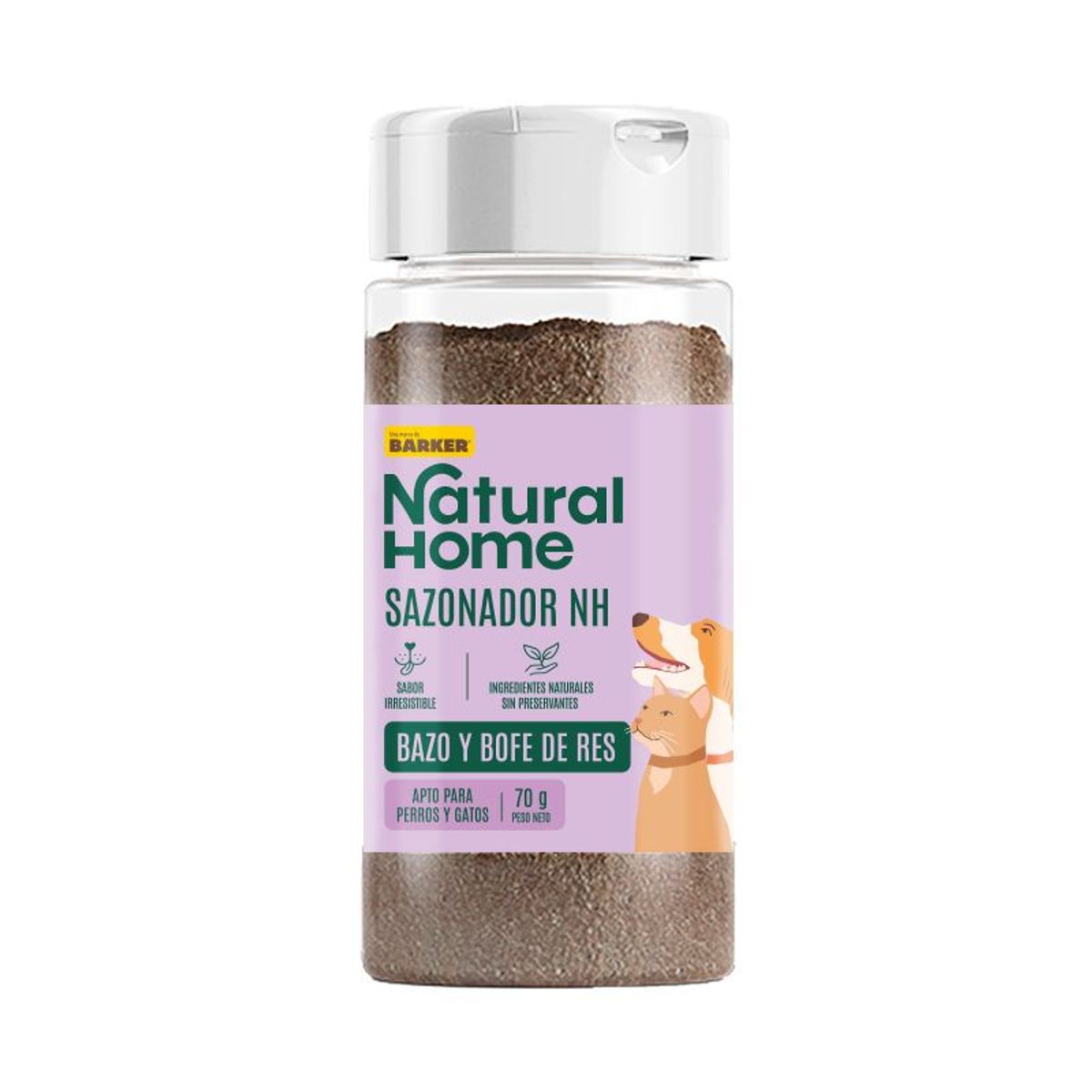 NATURAL HOME - Sazonador de Bofe y Bazo de Res Natural Home Envase 70 g