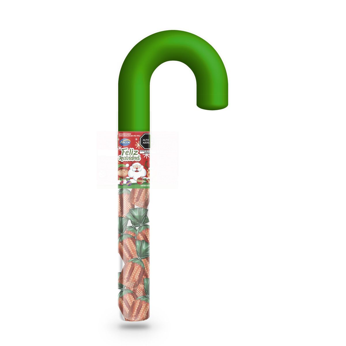 ARCOR - MINI BASTON NAVIDAD STRAWBERRY 40G