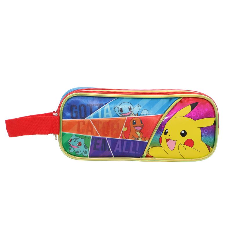 POKEMON - Cartuchera Pikachu Doble Cierre Pokemon