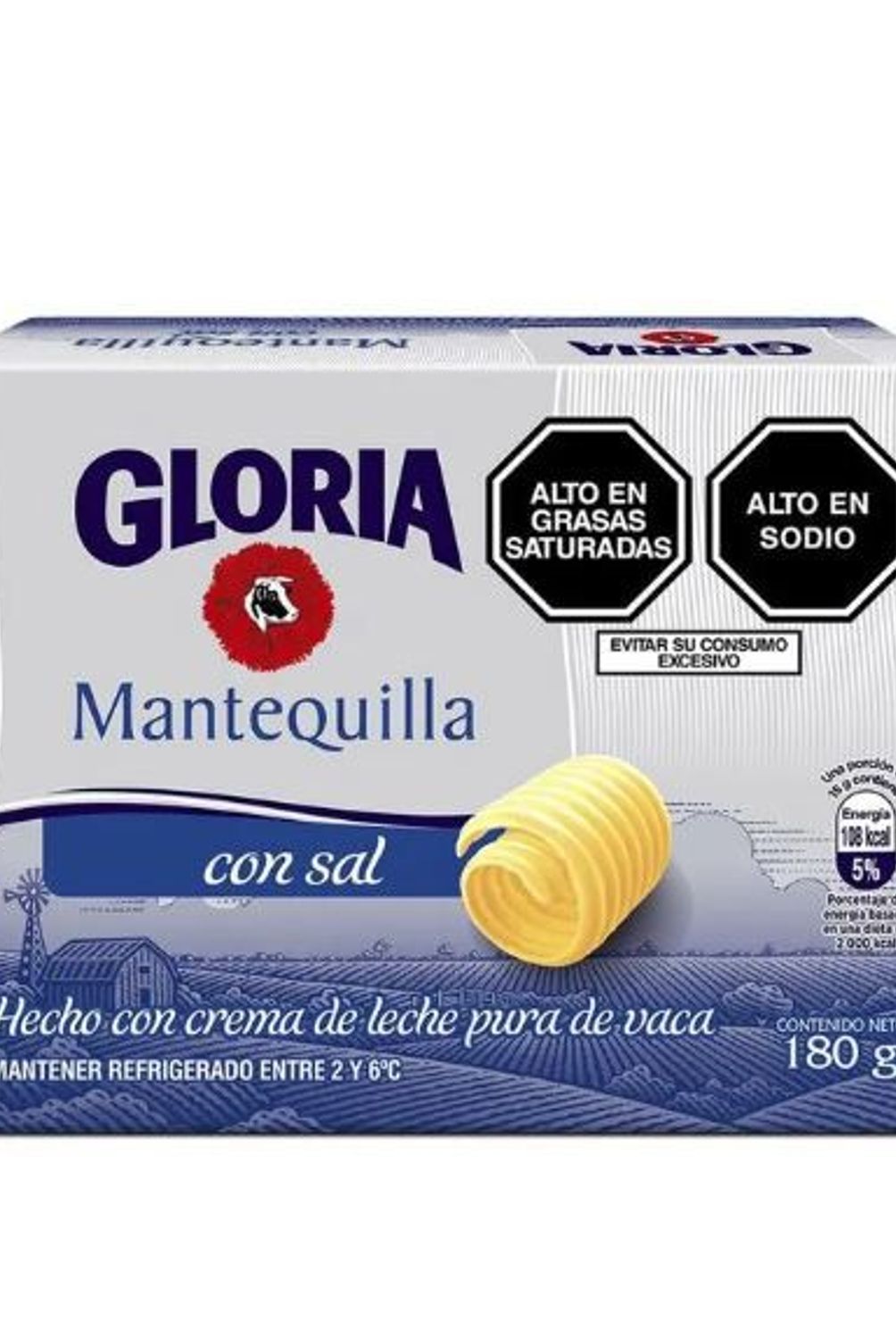 GLORIA - Mantequilla Con Sal 180 g