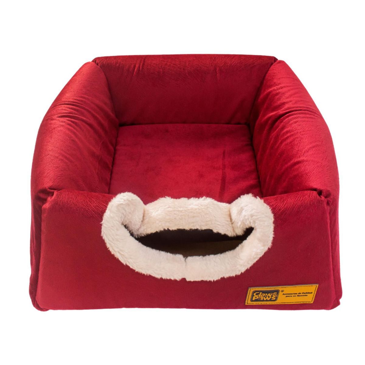 CLAWS PAWS - Casa 3 en 1 para Mascota Animal Spirit Talla 1 Rojo