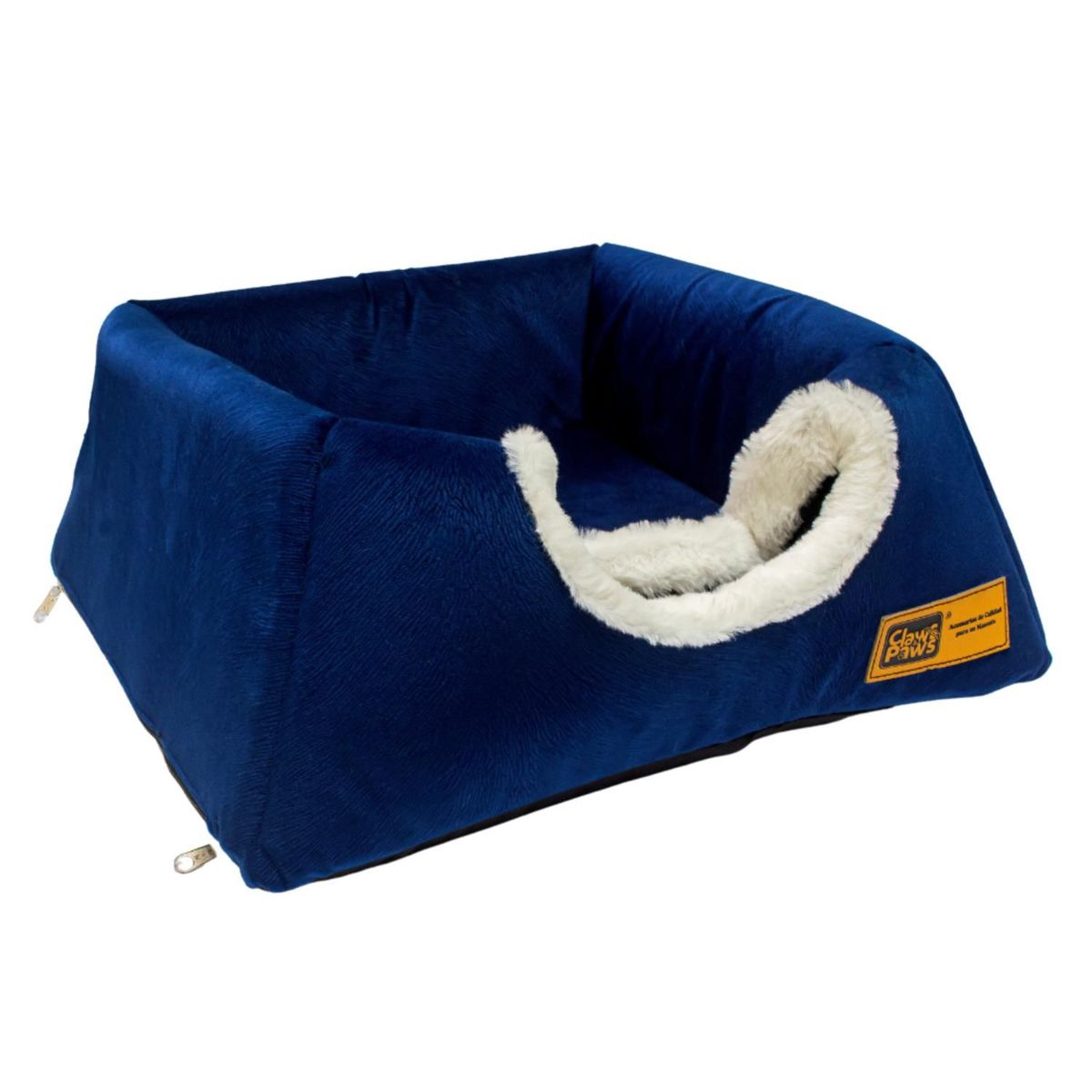 CLAWS PAWS - Casa 3 en 1 para Mascota Animal Spirit Talla 2 Azul