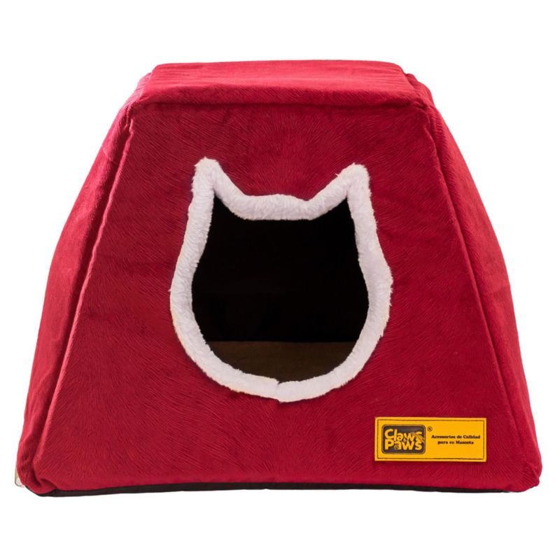 CLAWS PAWS - Casa Gato 3 En 1 Claws Paws Talla 2 Rojo