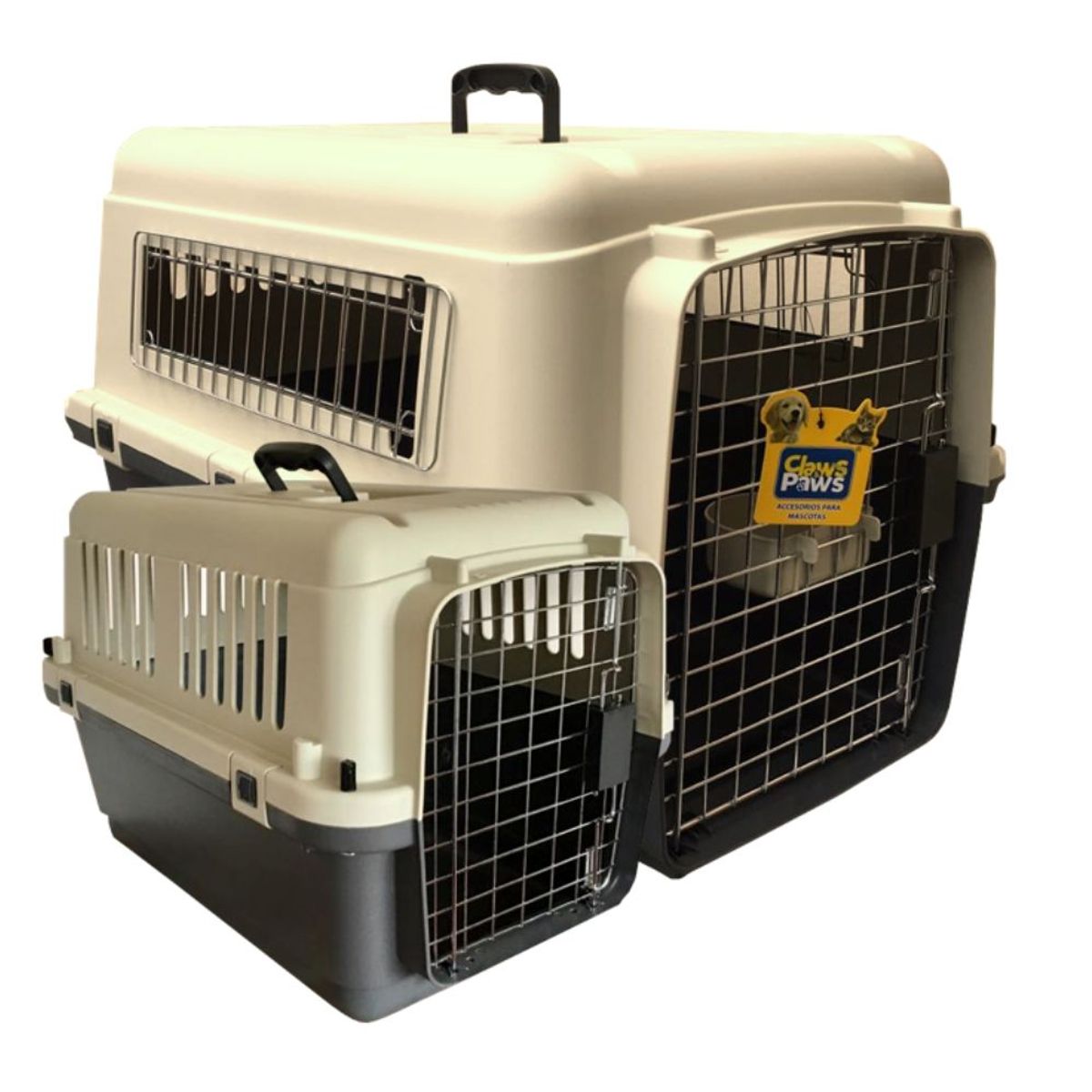CLAWS PAWS - Transportador de Fibra para Mascota Claws Paws L60 61x40x41 cm