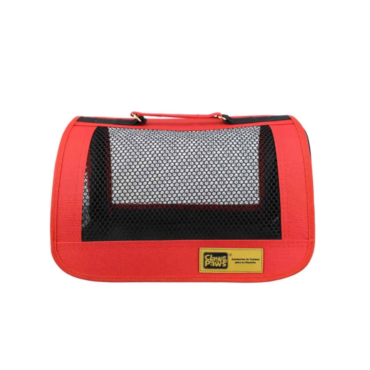 CLAWS PAWS - Transportador de Tela para Mascota Claws Paws Talla 2 Rojo 38x22x23 cm