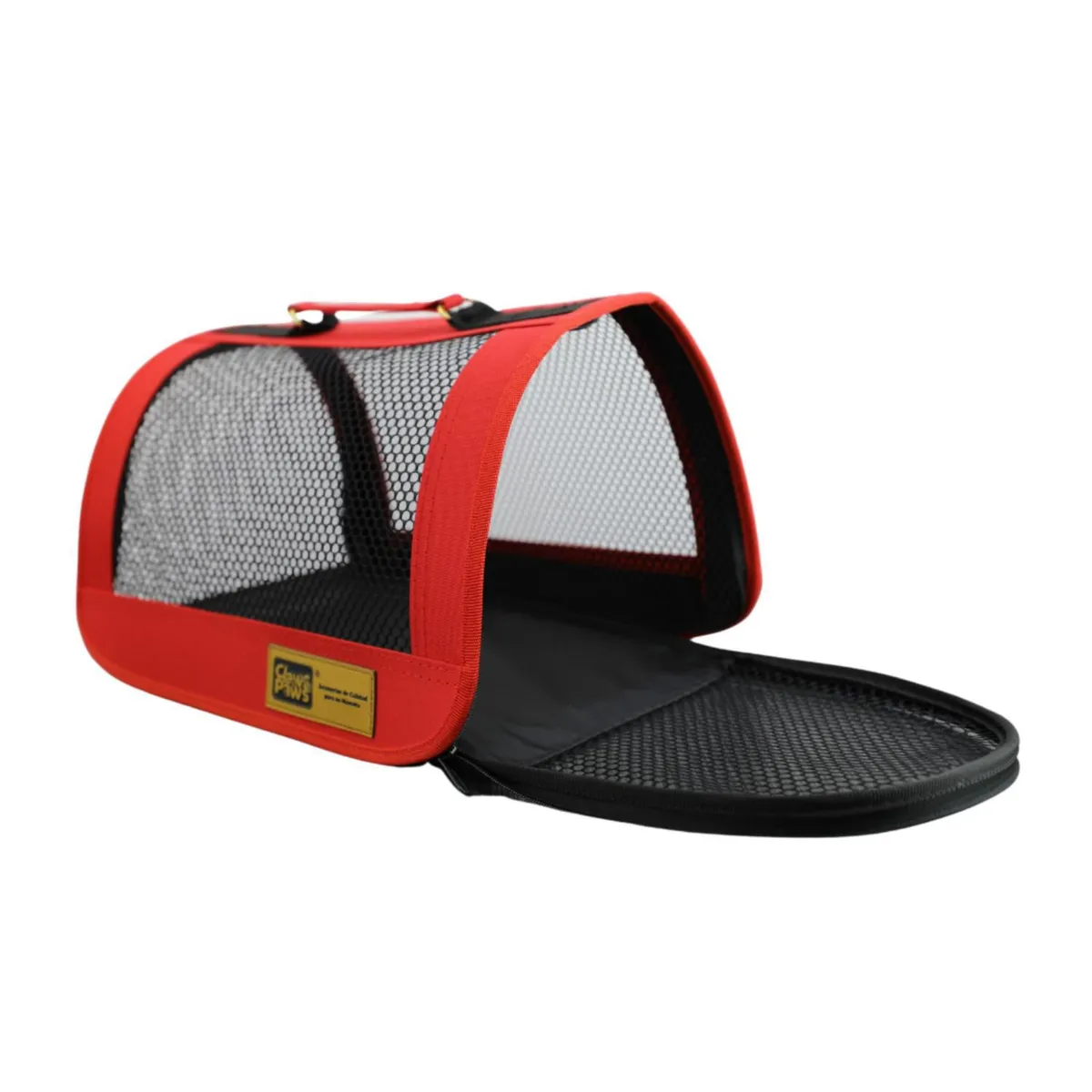CLAWS PAWS - Transportador de Tela para Mascota Claws Paws Talla 2 Rojo 38x22x23 cm